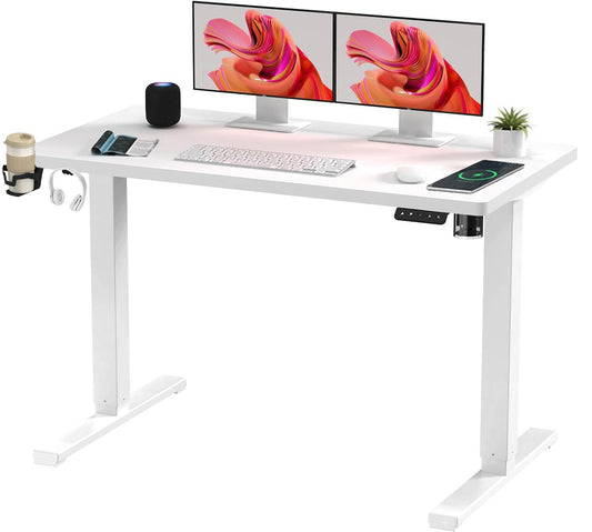 - SANODESK QS+110 * 60 | Electric Standing Desk | ONE PIECE | Height Adjustable -