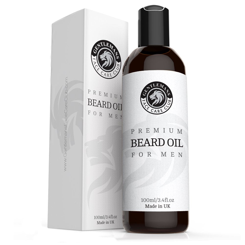 - Gentlemans Face Care Club Beard Oil | 100ml XL Bottle | Non Greasy Conditioning Beard Oil For Men -