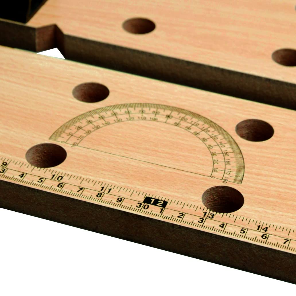 - Silverline TB01 | Portable Folding Workbench | Brown | 100kg -