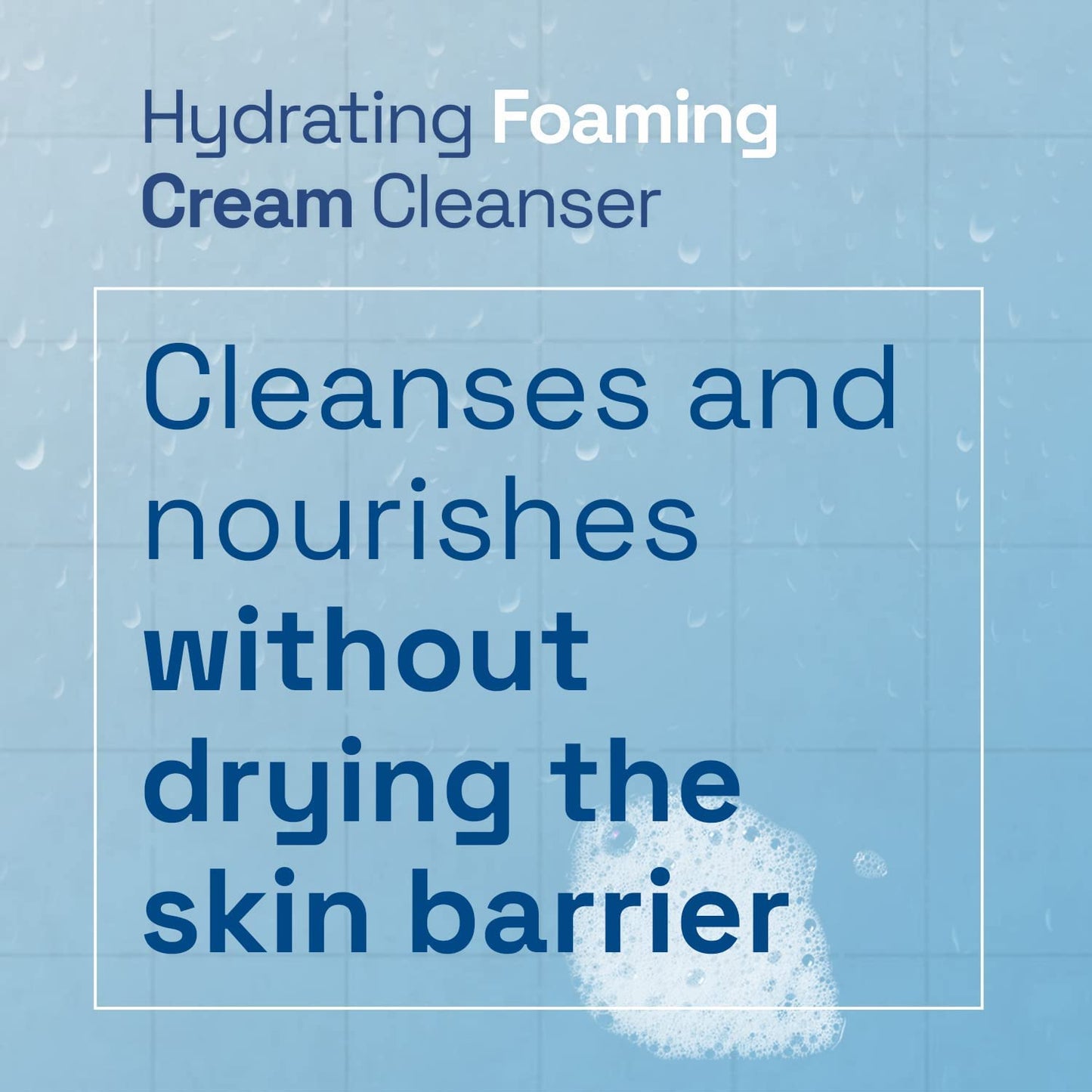 Cetaphil Hydrating Foaming Cream Cleanser and Makeup Remover, 473ml, Face Wash with Niacinamide for Normal, Dry or Sensitive Skin, Vegan-Friendly