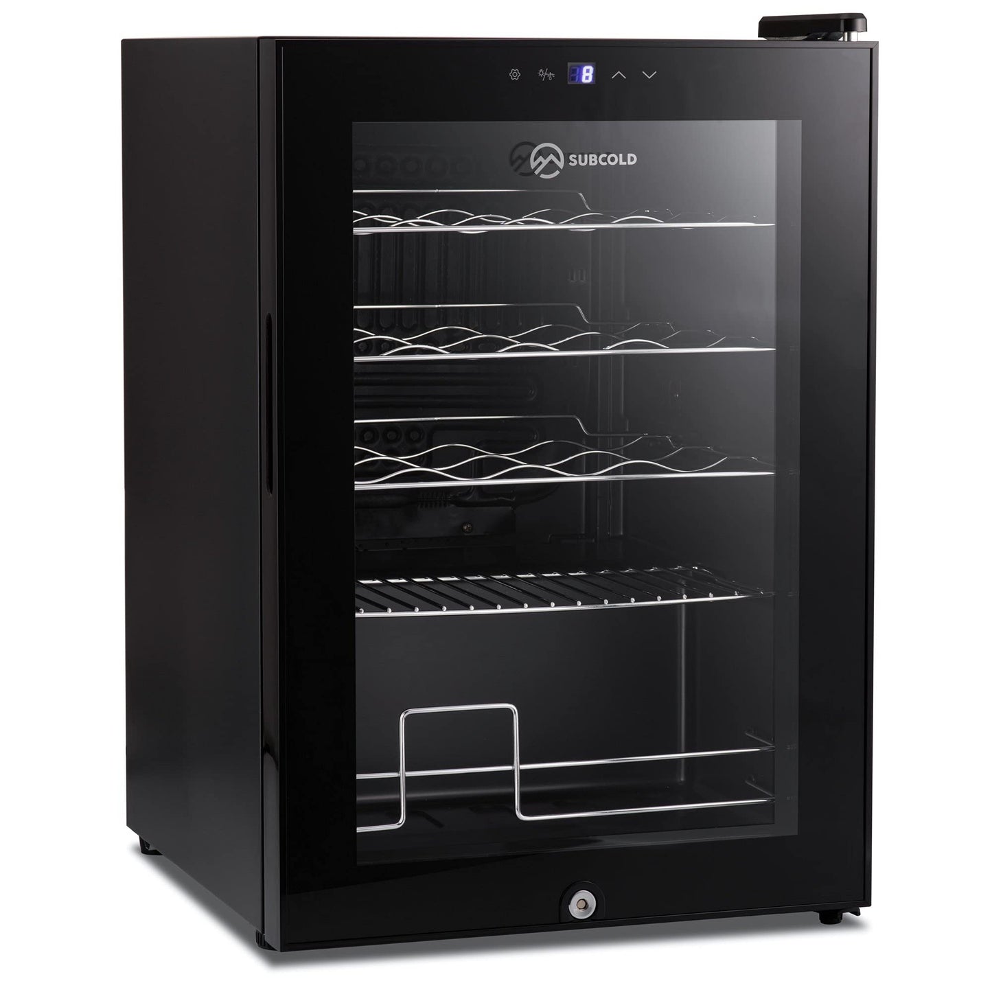 - Subcold Viva20 LED | Table-Top Wine Fridge Black | 3-18°C | 20 Bottle Capacity -