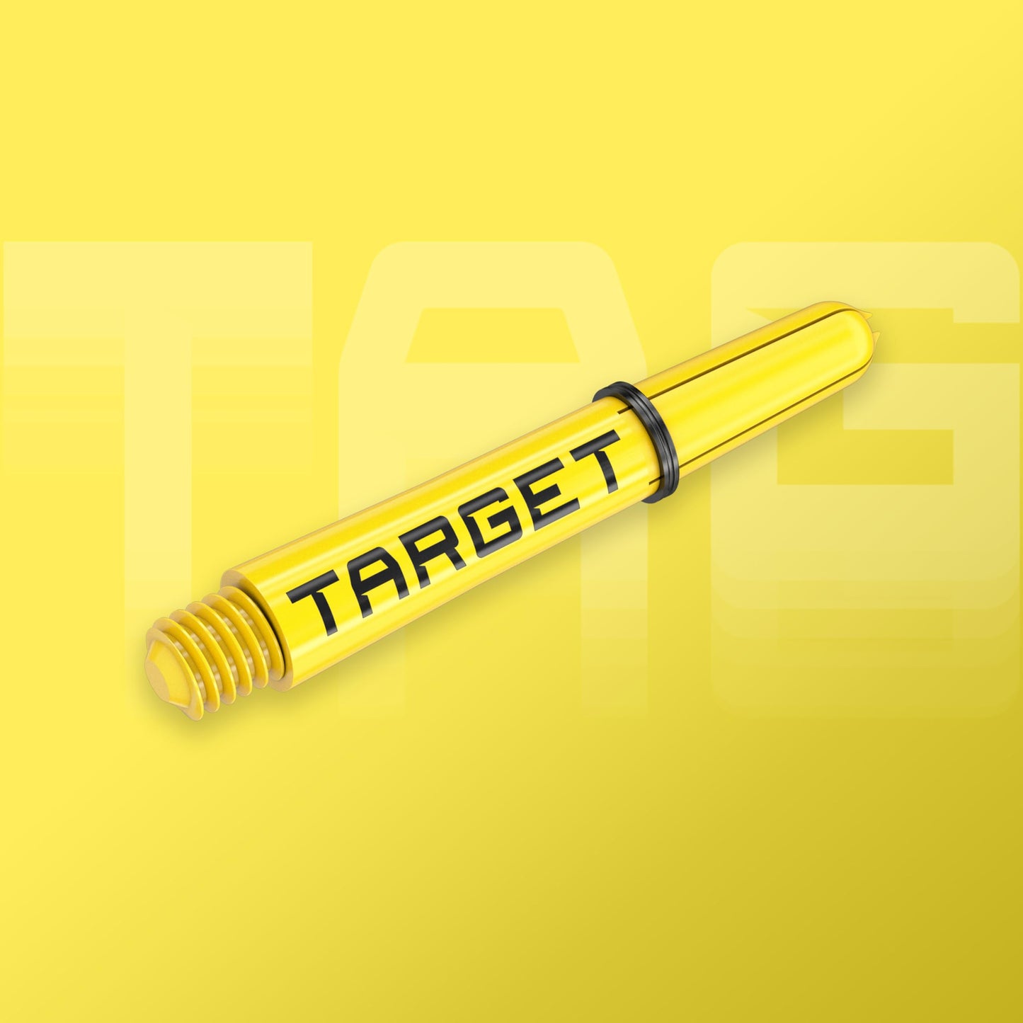 - TARGET Darts Pro Grip Tag Shaft (9 Pack) | Multipack Shafts | Dart Shaft Set | Black & Yellow, Short Length -
