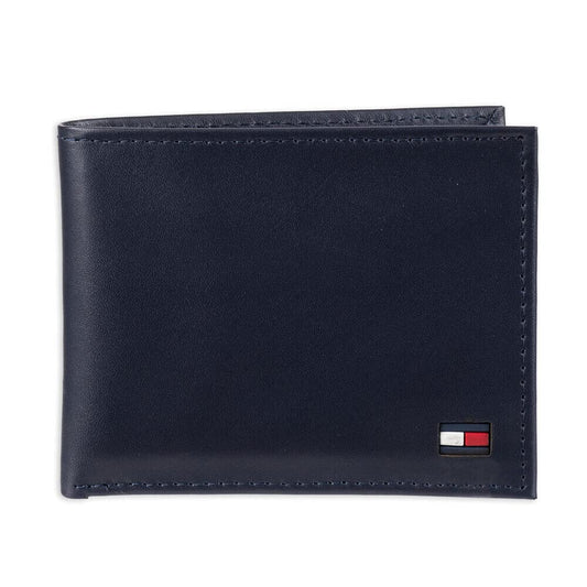 - Tommy Hilfiger | Slim Bifold Wallet Bi-Fold | Navy Dore -
