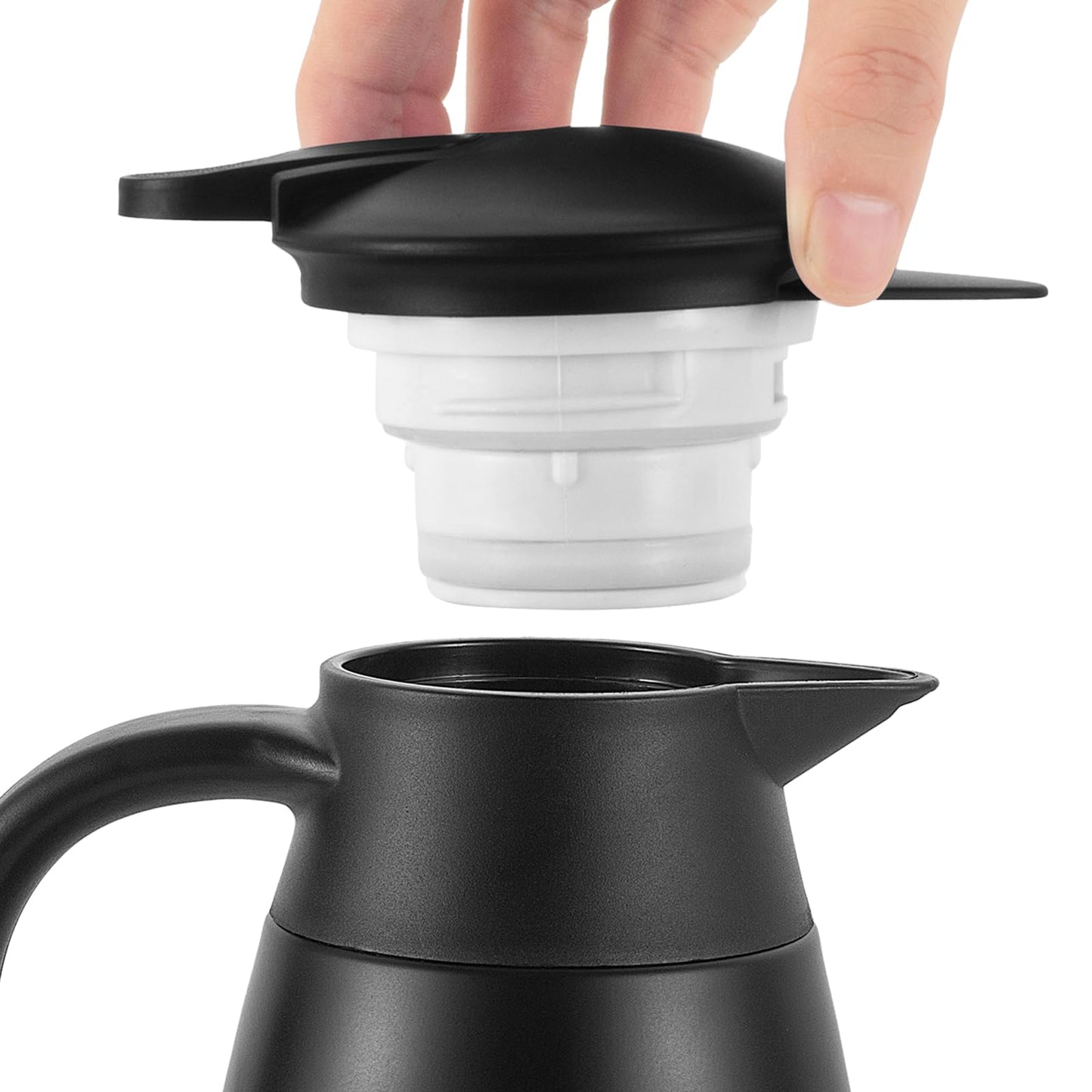 - Dyserbuy 2L Thermal Coffee Carafe | Insulated Stainless Steel Double Walled Vacuum Insulated -