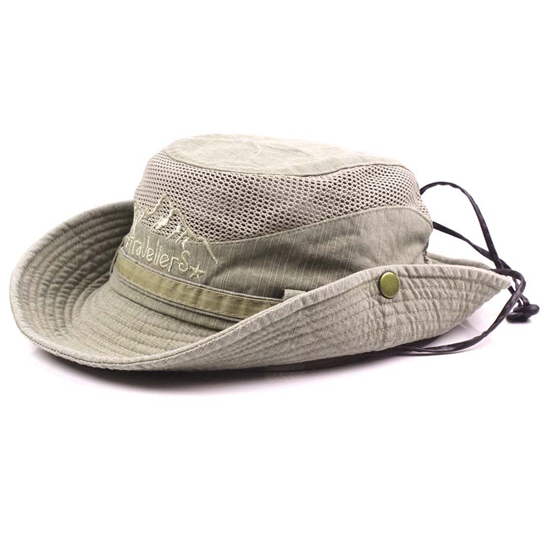 - THENICE | Cotton Sun Cap | Outdoor Bucket Mesh Boonie Hat