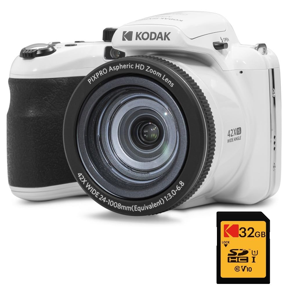 - KODAK Pixpro Astro Zoom AZ425 Digital Camera Bridge | 42X Optical Zoom | 24mm Wide Angle | 20 Megapixels -