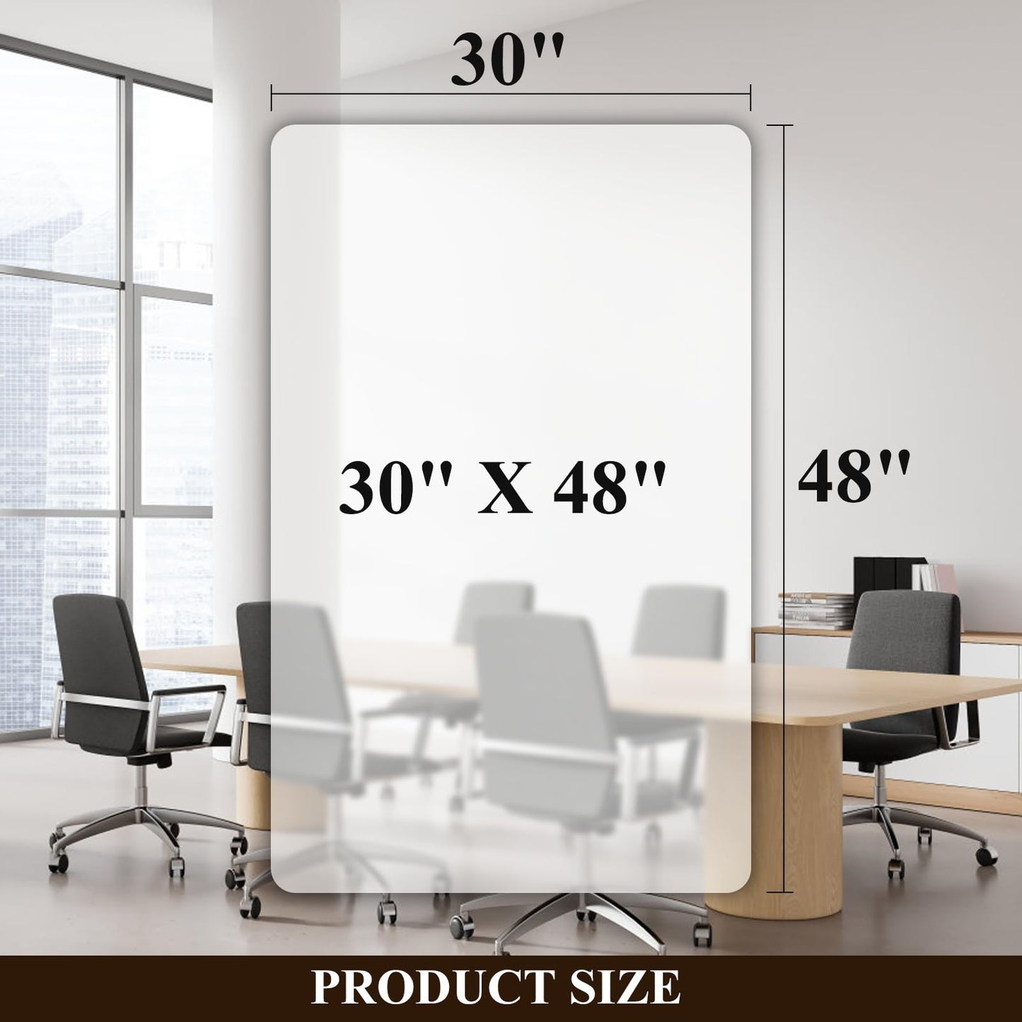 - SHAREWIN Office Chair Mat for Hard Wood Floors | 75x120CM 30"x48" | Heavy Duty & Anti-Slip -