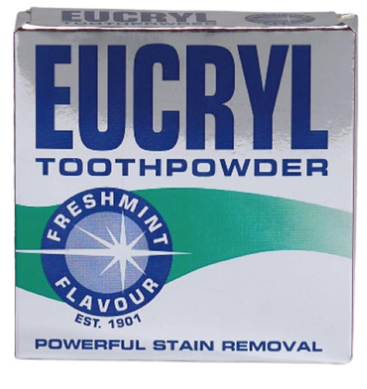 - Eucryl Freshmint Toothpowder | Tooth Whitening Powder | Powerful Stain Remover -
