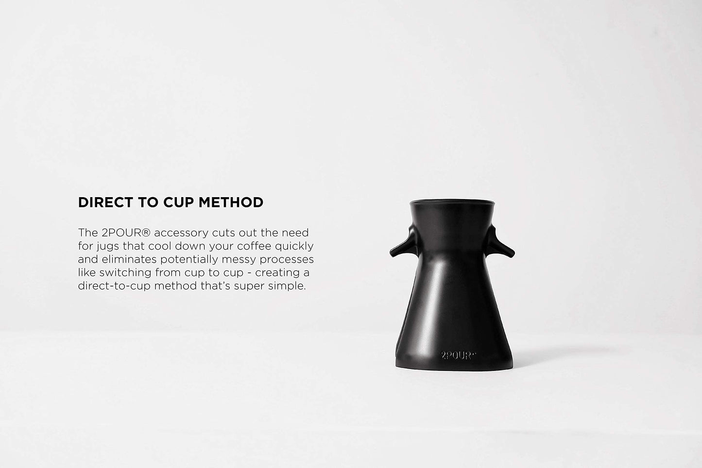 2POUR® The New Dual Press Accessory for The Aeropress® Coffee Maker (Not for XL Version)