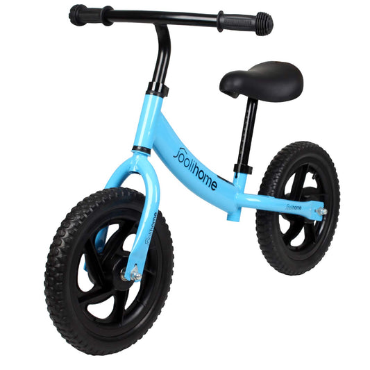 12" Balance Bike Carbon Steel Frame No Pedal Walking Balance Bike Training Bicycle for Kids and Toddlers 2- to 6 Years Old