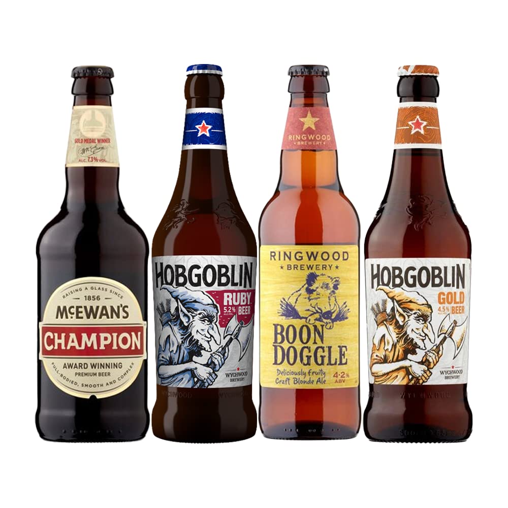 Best of British Real Ale Beer Mixed Case (12 Pack) - Premium Selection, Birthday Gifts for Men, For Her, Beer Gifts for Men, Men's Birthday Gifts, Beers and Lagers Offers