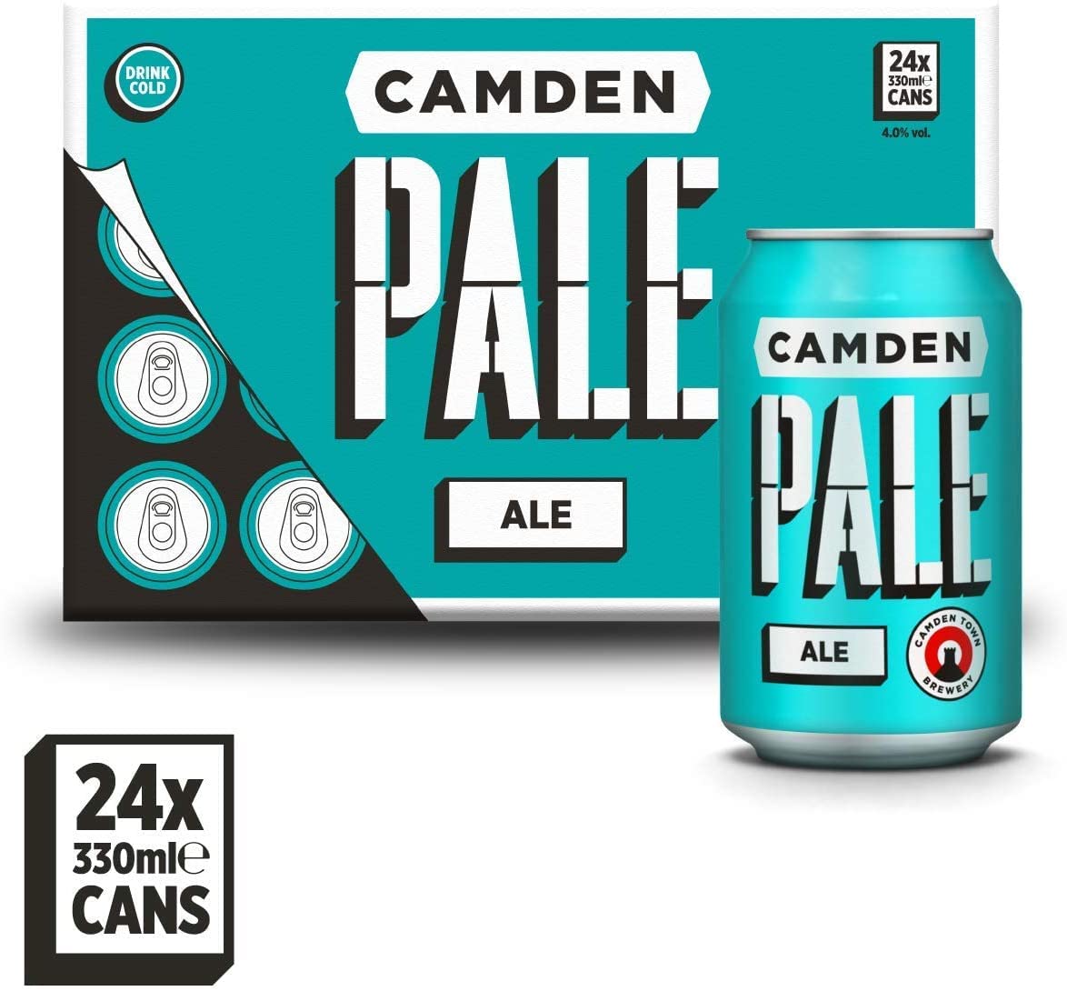 Camden Pale Ale Can, 24 Pack 330 ml Cans