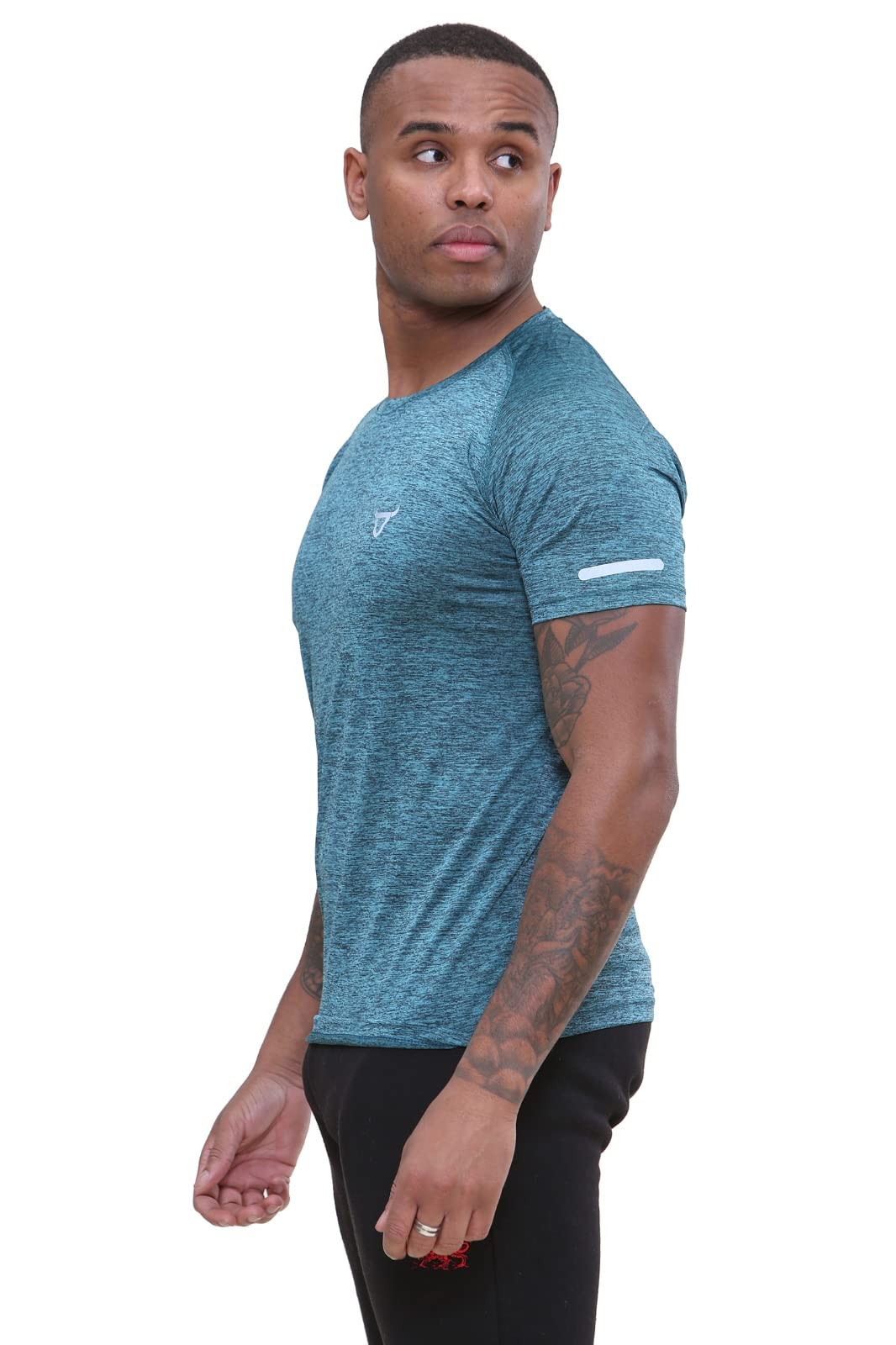 - Pack of 3 Mens Short Sleeve T-Shirts | Workout | Athletic Fit | Moisture Wicking | Fast Drying -