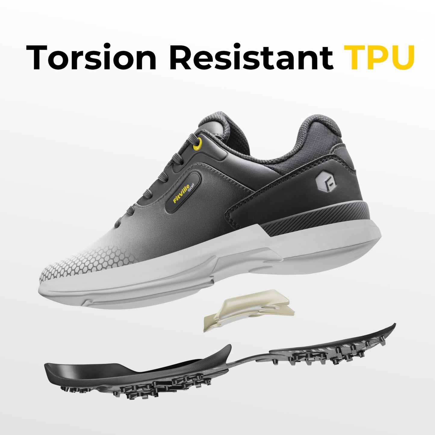 - FitVille Mens Golf Shoes Extra Wide Fit | Casual Sneakers -