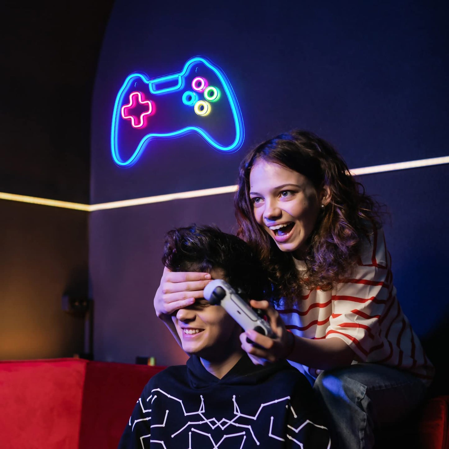 - Game Neon Sign | Cisteen Gamepad Shape LED Neon Light Signs -