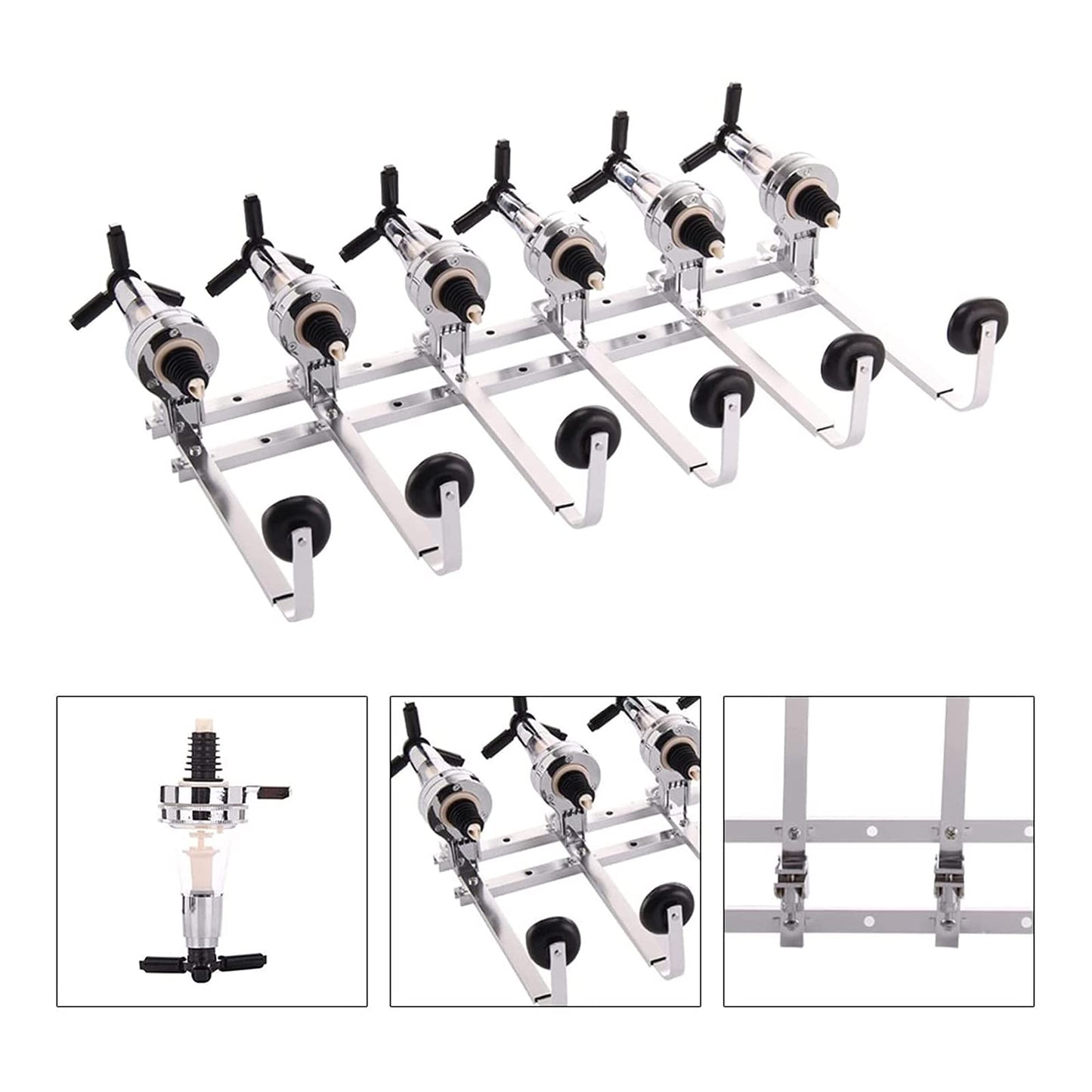 - Trintion 6 Bottle Optics For Home Bar | Wall Mounted | 6 x 30ml |  For Home Pub -