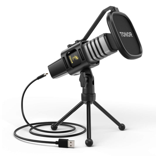 - TONOR USB Microphone | Cardioid Condenser | Computer PC Mic -