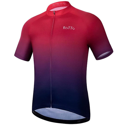 - ROTTO Cycling Jersey | Mens Short Sleeve | Cycle Top | Bike Shirt