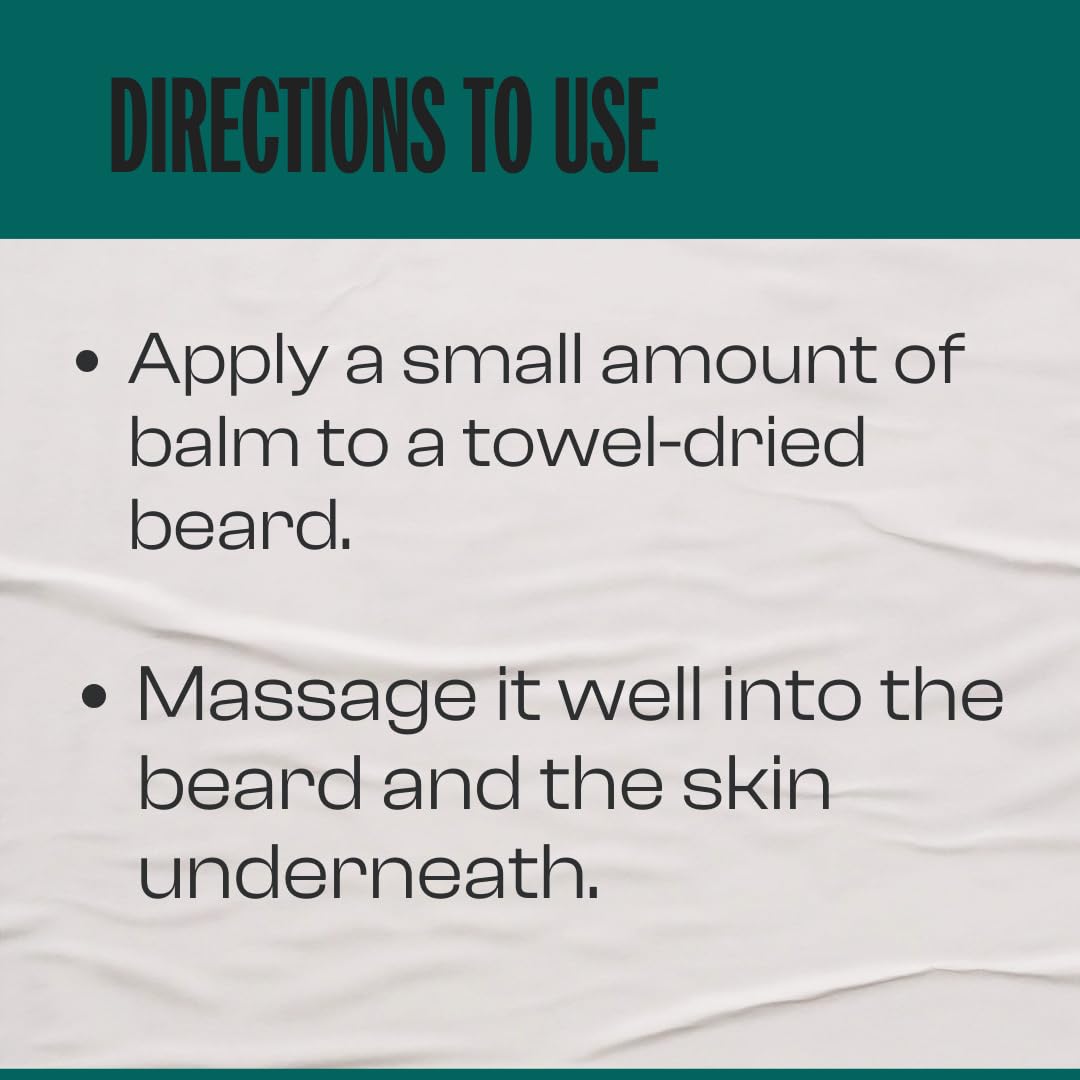 - Men Rock Awakening Beard Balm | Perfect as a Leave in Conditioner and Softner -