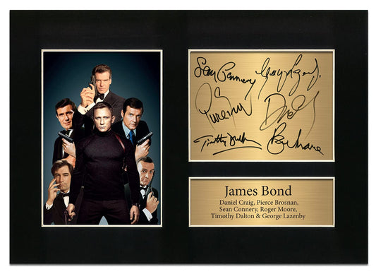 - Zulu Image James Bond 007 / Daniel Craig, Pierce Brosnan, Sean Connery, Roger Moore, Timothy Dalton & George Lazen