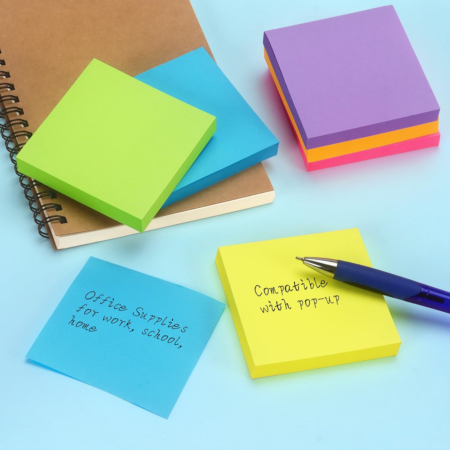 - Early Buy Sticky Notes 6 Bright Color 6 Pads Self-Stick Notes -
