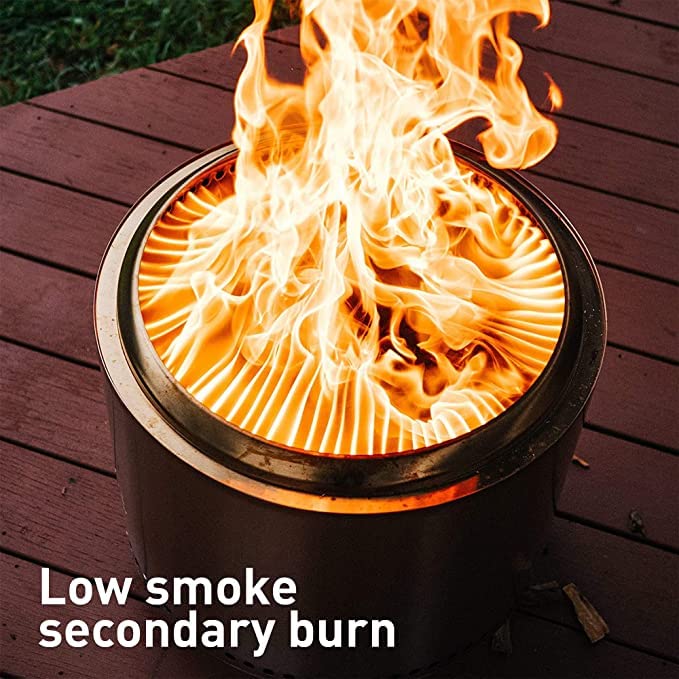 - Solo Stove Bonfire 2.0 | Smokeless Fire Pit | Wood Burning Fire Pits for Garden -