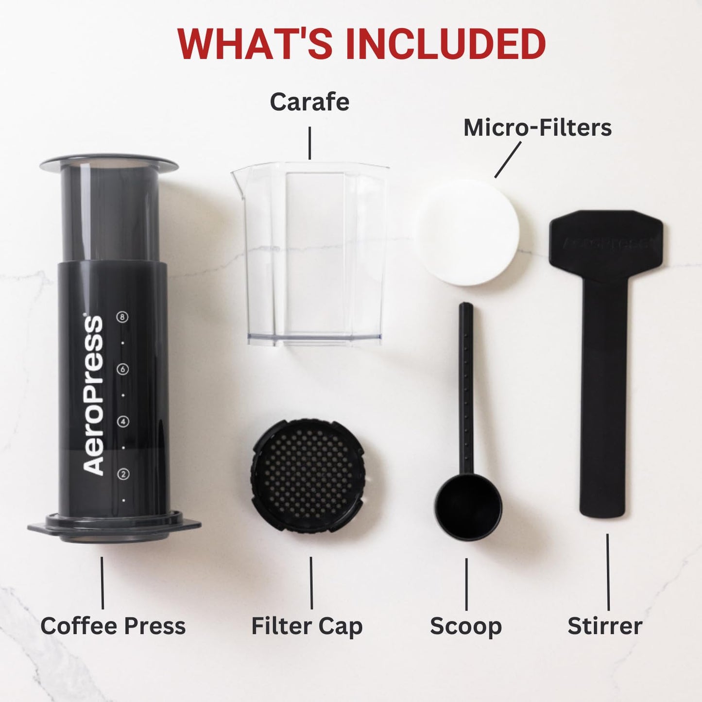 AeroPress XL Coffee Press – 3 in 1 brew method combines French Press, Pourover, Espresso. Full bodied, smooth coffee without grit or bitterness.