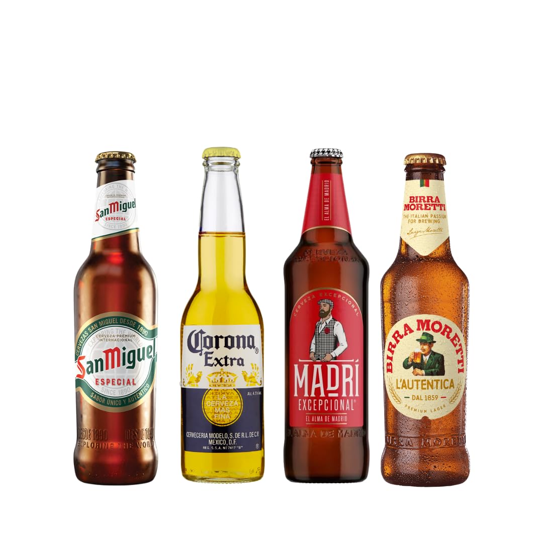- Round the World Lager Mixed Case Beer Gift Set (12 Pack) | Beer Gifts for Men | Beer Gift Set | Birthday Beer Gift Set -
