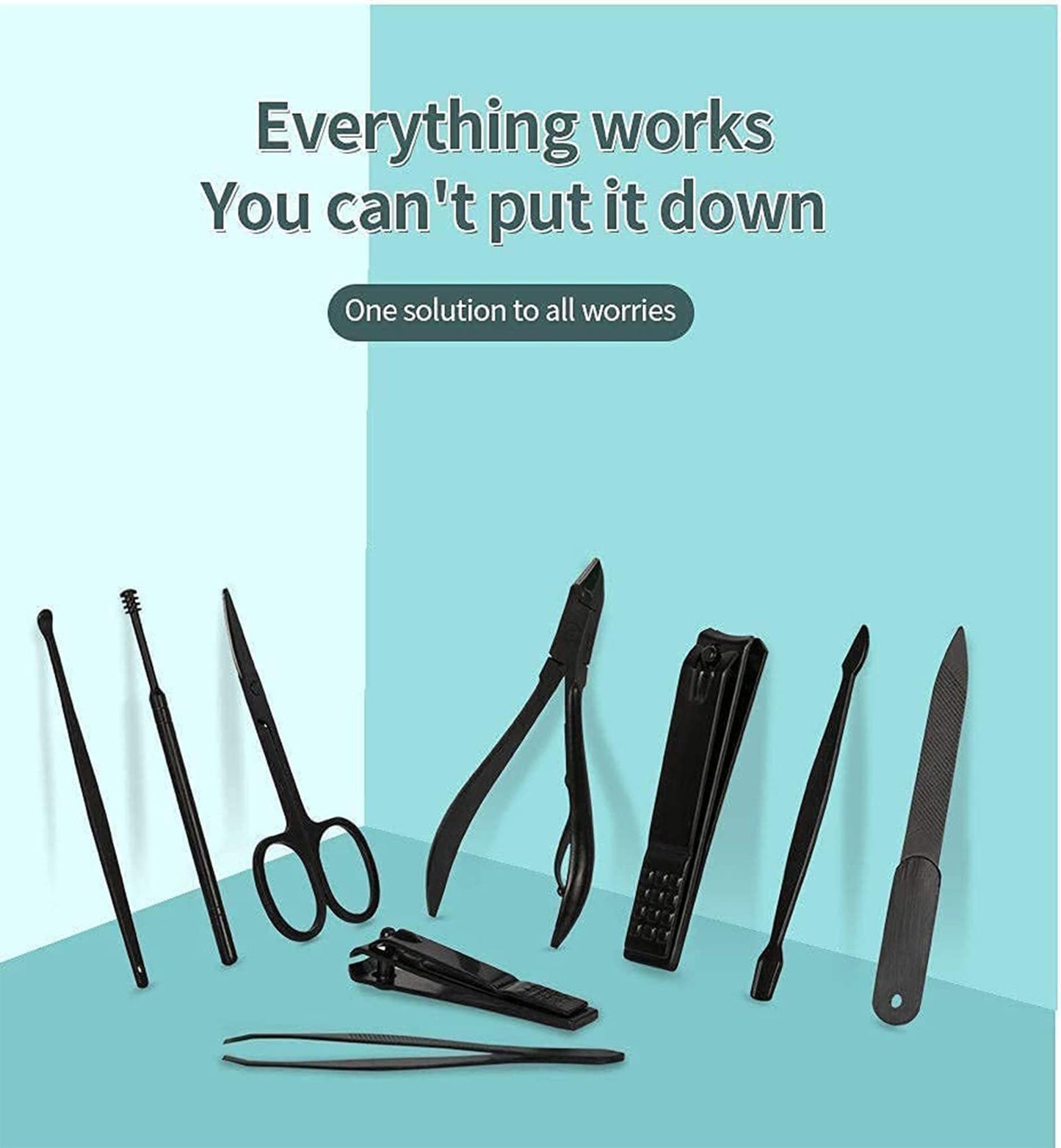 - Nail Clippers | Professional Manicure Set Nail Grooming Kit -