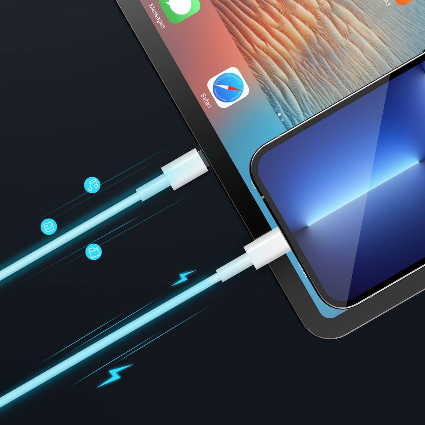 - USB C to Lightning Cable 1M -