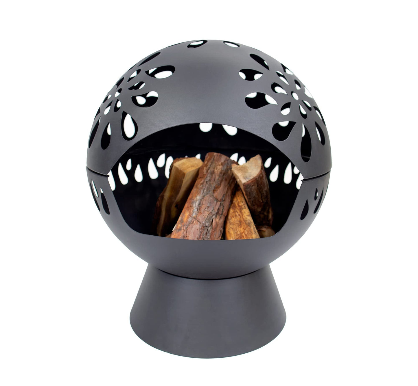 - GardenCo Globe Fire Pit | Large 60cm Outdoor Round Firepit for Garden and Patio -