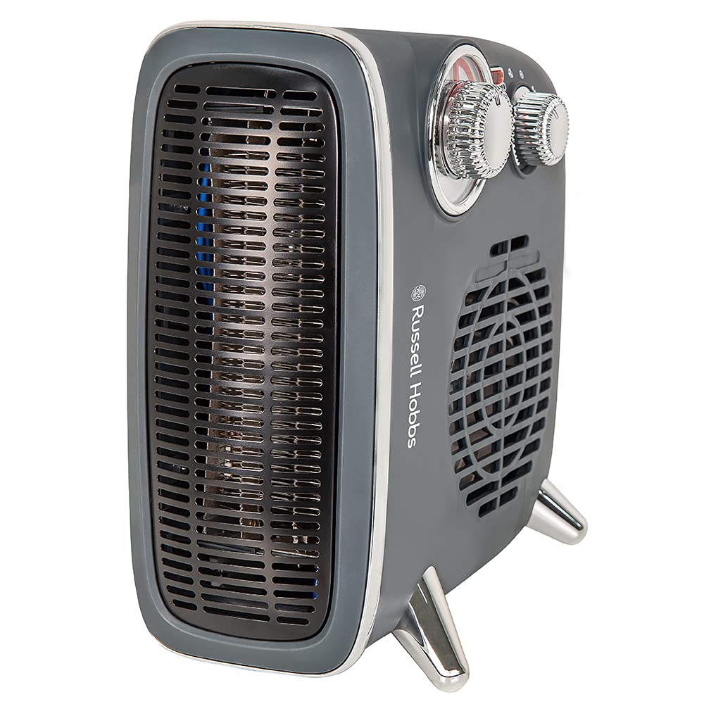 - Russell Hobbs 1800W/1.8KW Electric Heater | Retro Horizontal/Vertical Fan Heater -