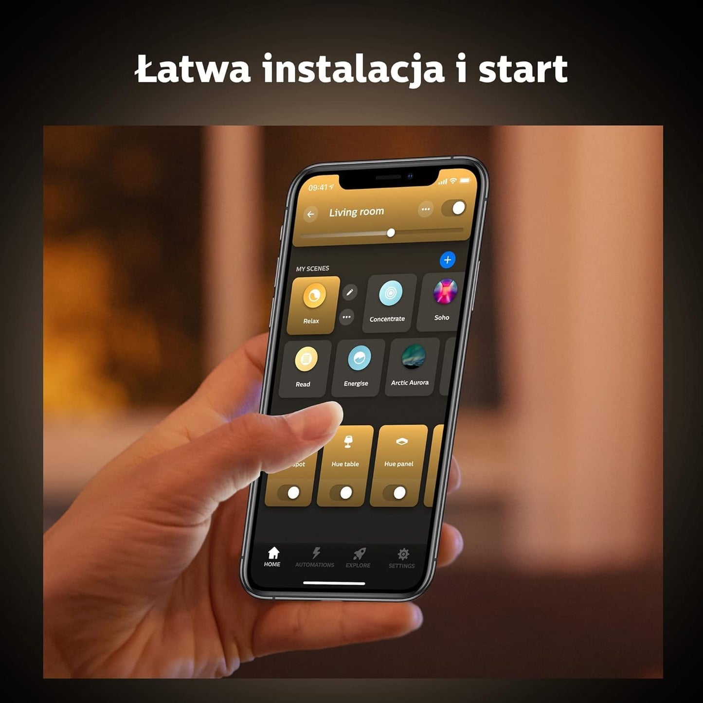 - Philips Hue NEW Infuse White and Colour Ambiance Smart Ceiling Light -