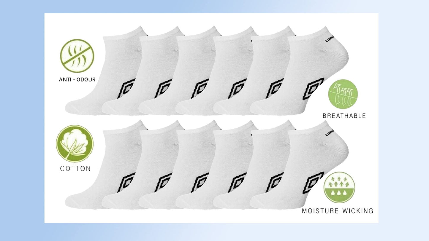 - Umbro | 12 pairs Men's Sport Trainer Performance Socks -