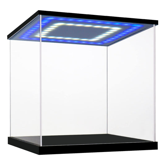 - Huijintao Clear Acrylic Display Case With Light for Collectibles -
