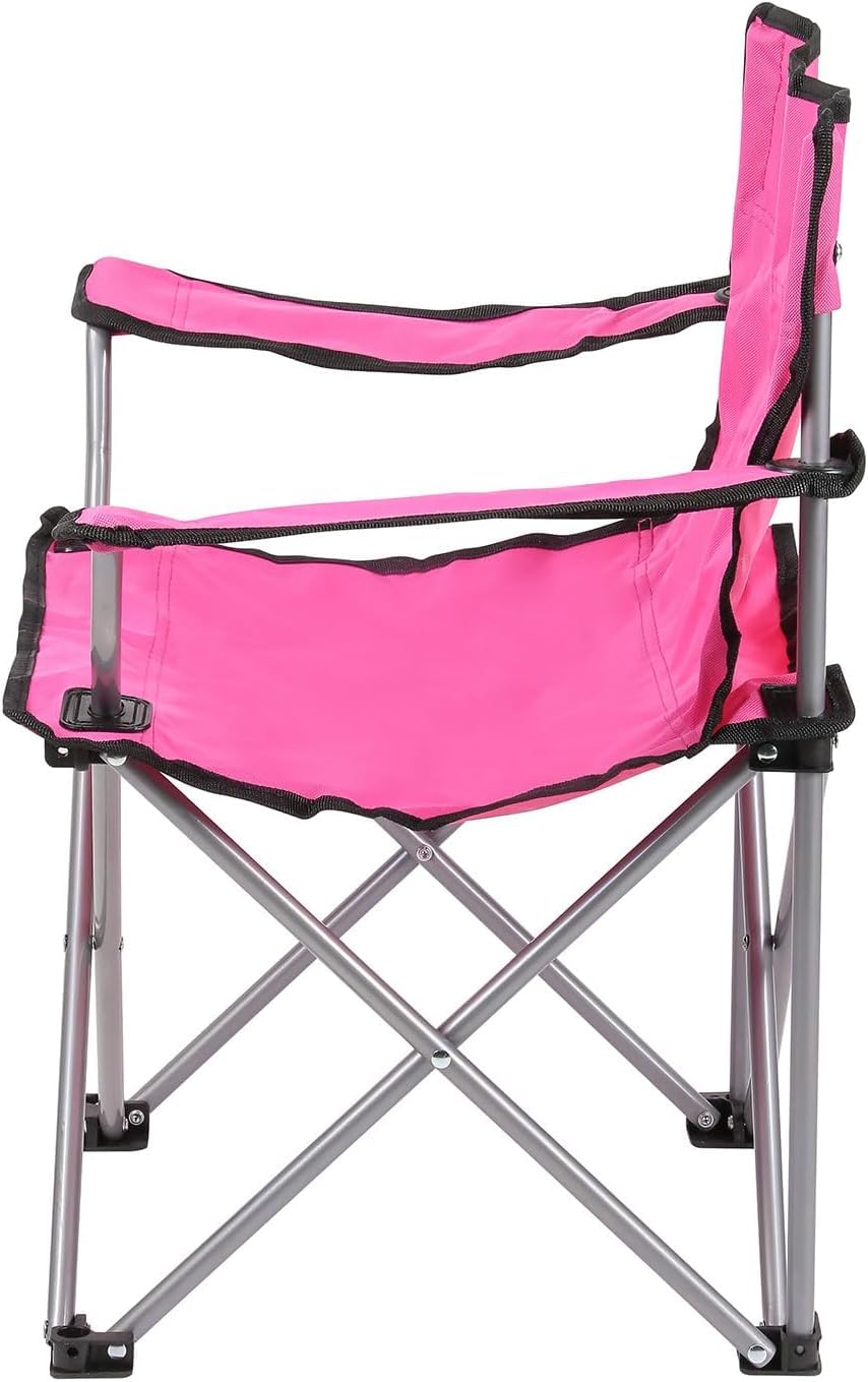 - Greenfields Lightweight Folding Kids Camping Garden Chair | Heavy Duty Steel Frame | Ages 2 to 6 Years Old -