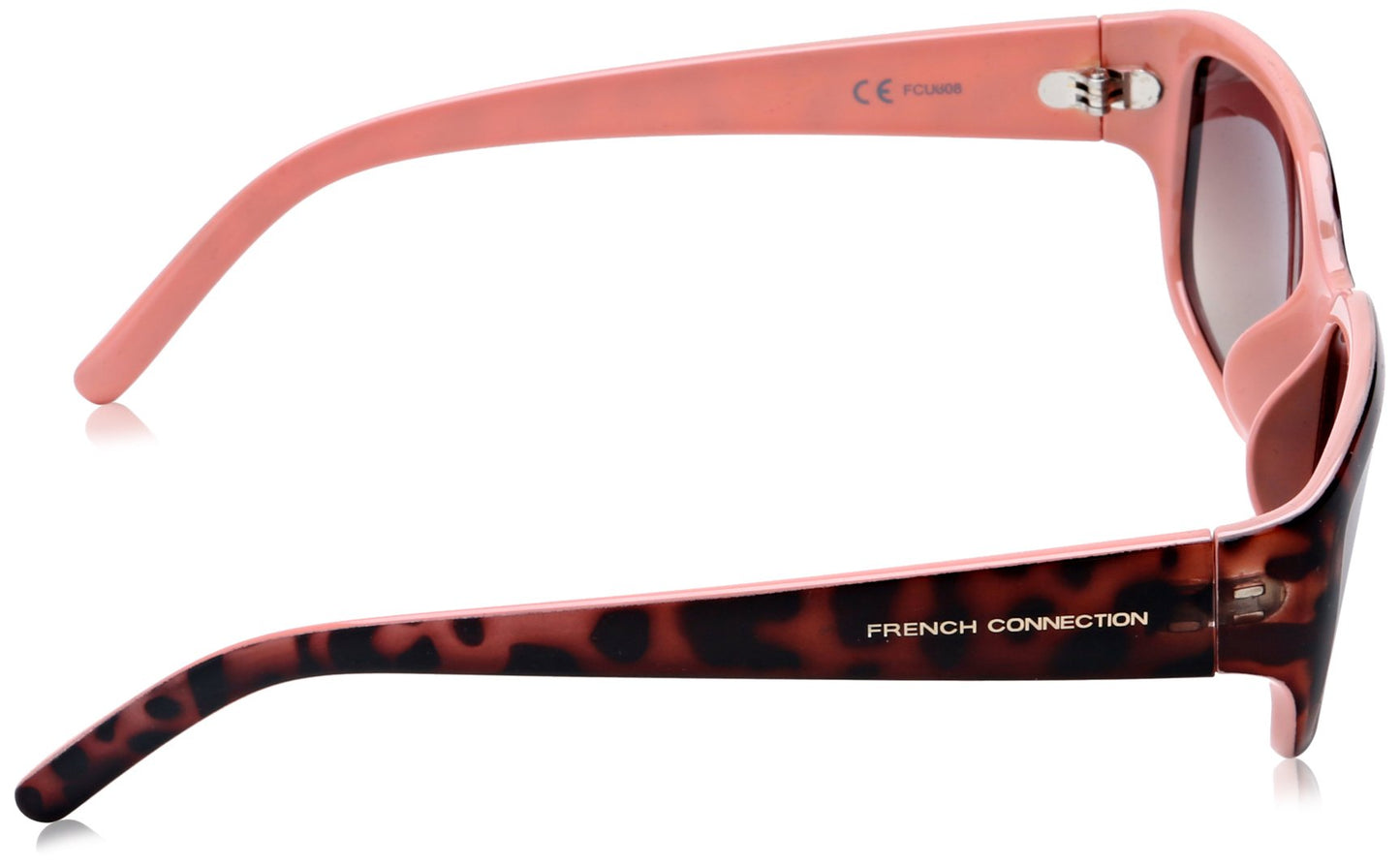 - French Connection Ladies Women's Small Plastic Sunglasses |Brown (Tortoise -