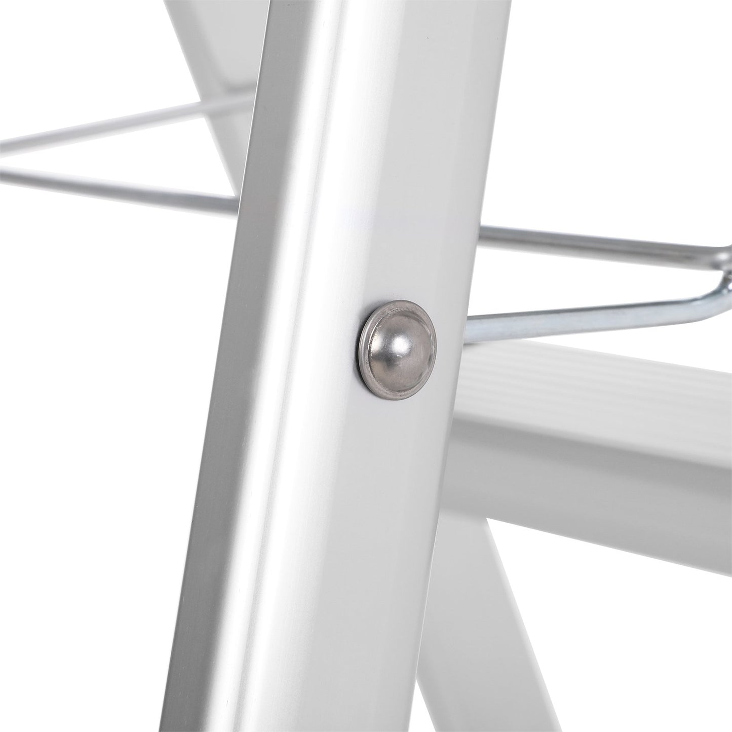 - SONGMICS Alu Step Ladder | Household Ladder | light weight 3 kg | Folding Multi-purpose Steps on Both Sides 2 x 3 Stages GLT23K -