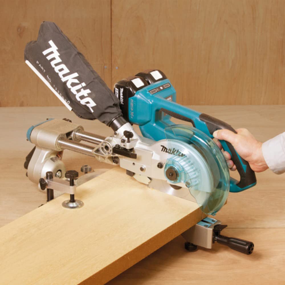 - Makita DLS714NZ | Twin 18V (36V) Li-ion LXT Brushless 190mm Slide Compound Mitre Saw –