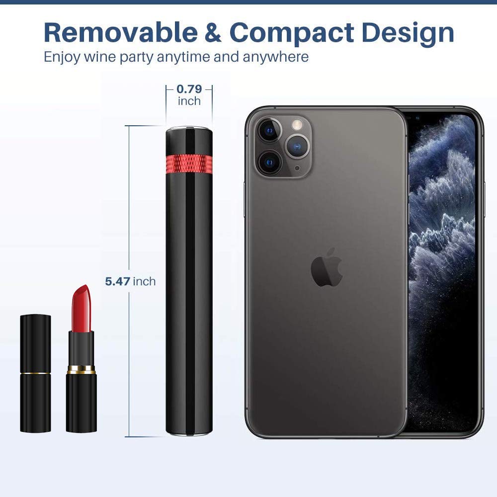 Air Pressure Pump Bottle Opener, Quntis Wine Opener Wine Pump Easy Cork Remover Corkscrew, Great Gift for Wine Lovers - 7S Quick Bottle Opening, Detachable