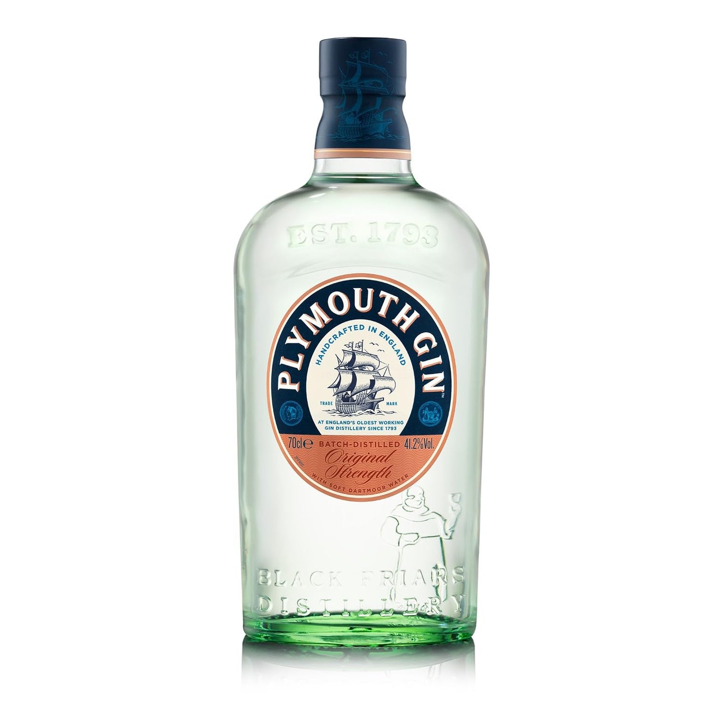 - Plymouth Original Botanical Dry Gin | 41.2% ABV | 70cl |Crafted with 7 Hand Picked Gin Botanicals | Smooth Dry Gin -
