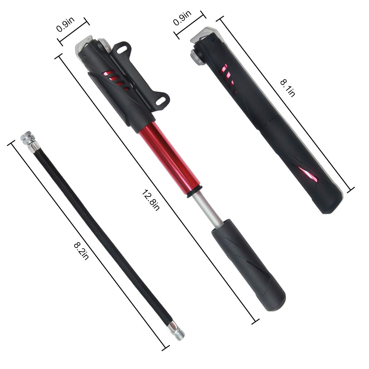 CHUMXINY Bike Repair Kit, Bike Tire Repair Tool Kit Contains 16-in-1 Tool, 120Psi Mini Bicycle Pump, Bicycle Tire Patch Kit, Used for Mountain Bike and Road Bike.