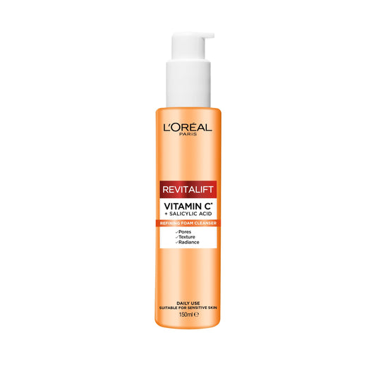 - L'Oréal Paris Revitalift Clinical Vitamin C Cleanser with Vitamin C -