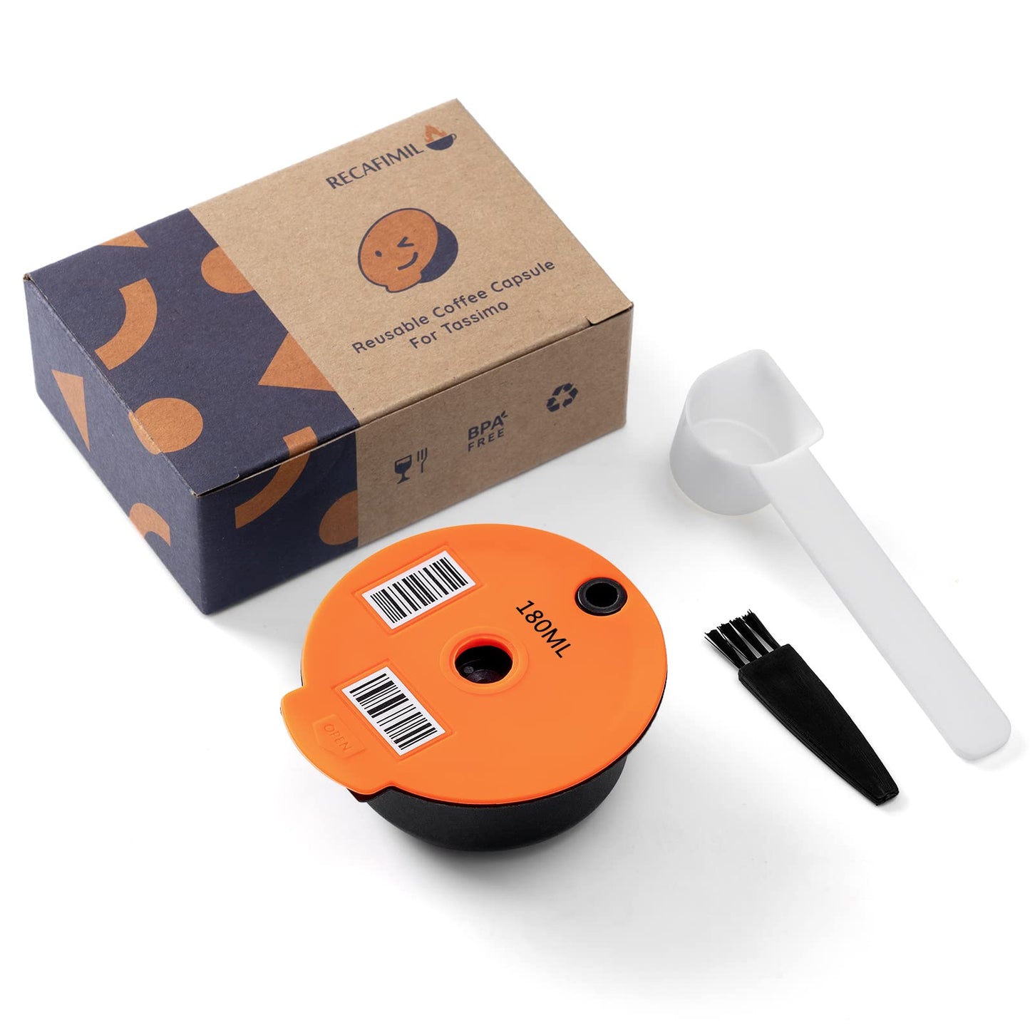 - RECAFIMIL Reusable Coffee Filter | Refillable Coffee Capsules Pods -