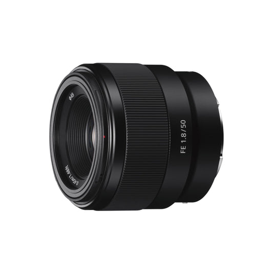 - Sony | E Mount Full Frame 50 mm F1.8 Prime Lens -
