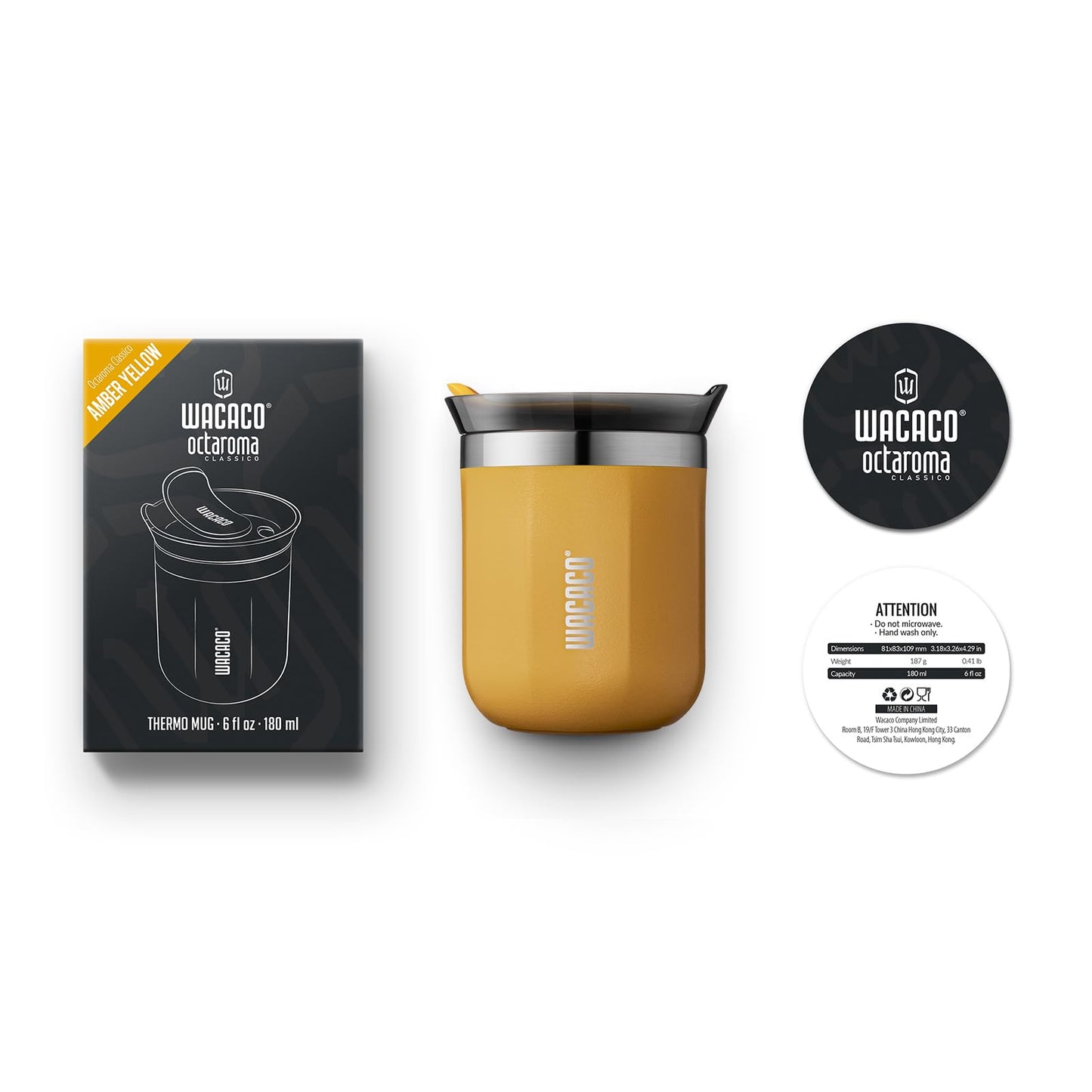 - WACACO Octaroma Classico Vacuum Insulated Coffee Mug