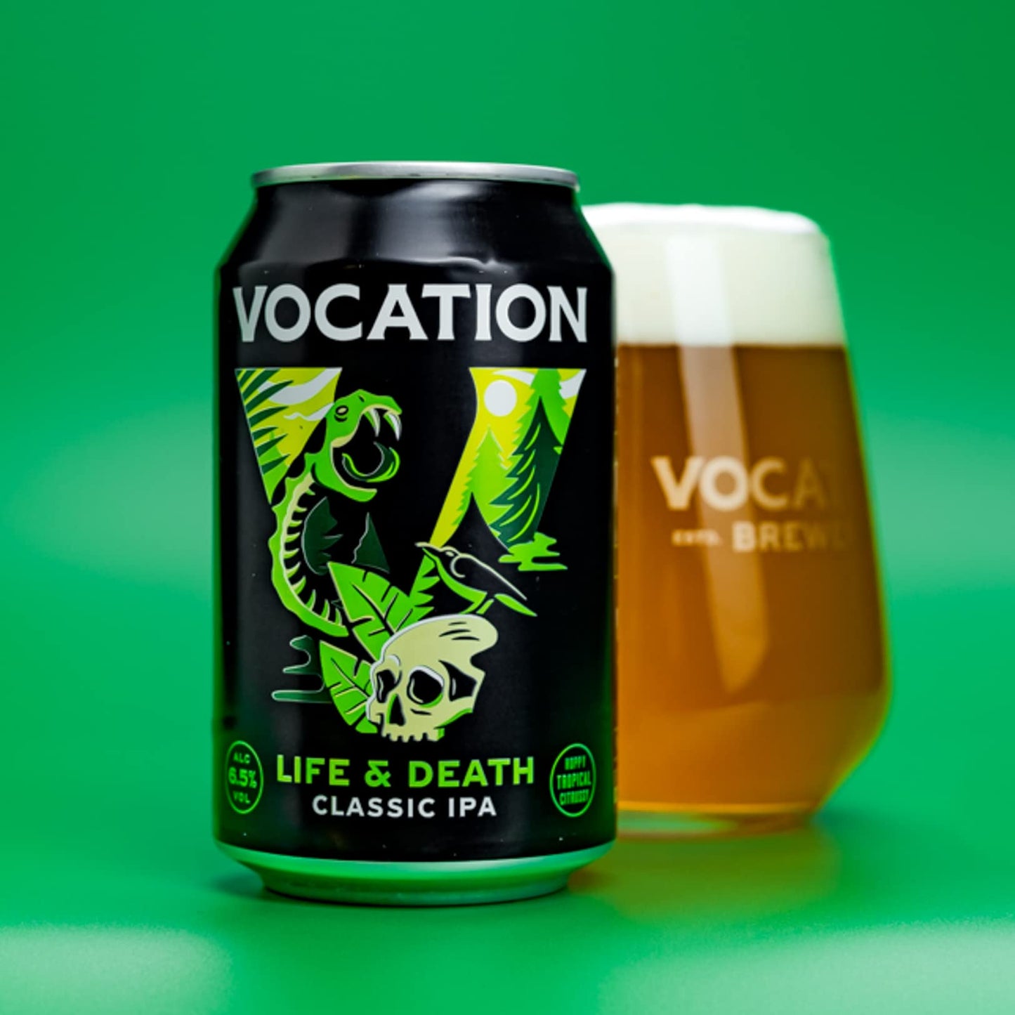 - Vocation Brewery | Life & Death 6.5% Classic IPA | 12 x 330ml | Hoppy Craft Beer -