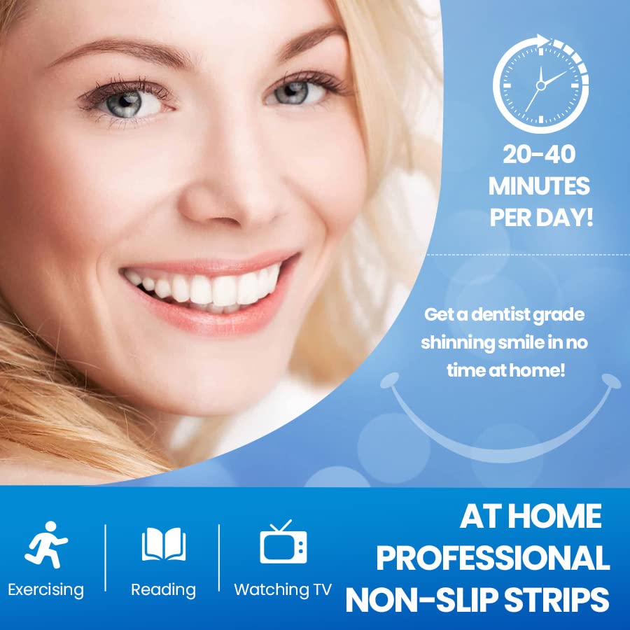 - Teeth Whitening Strips | Tooth Whitening Kit: 28 Pcs 14 Packs Teeth Whitening Strips -