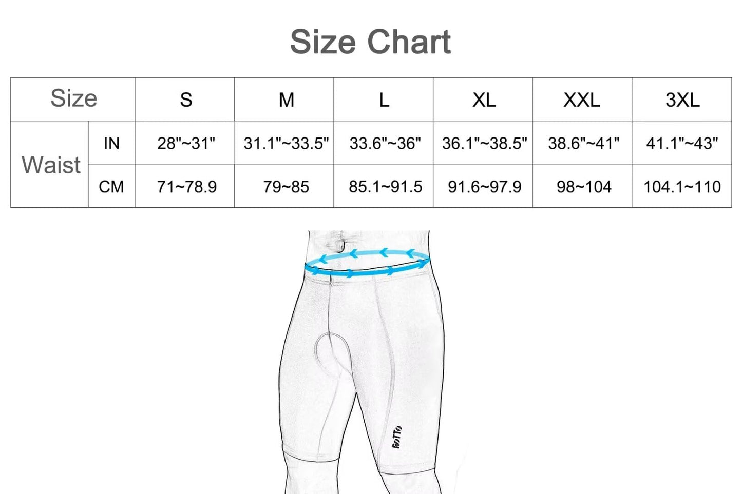 - ROTTO Cycling Shorts | Mens Padded Bike Shorts Cycle Shorts | Gel & Sponge Padding -