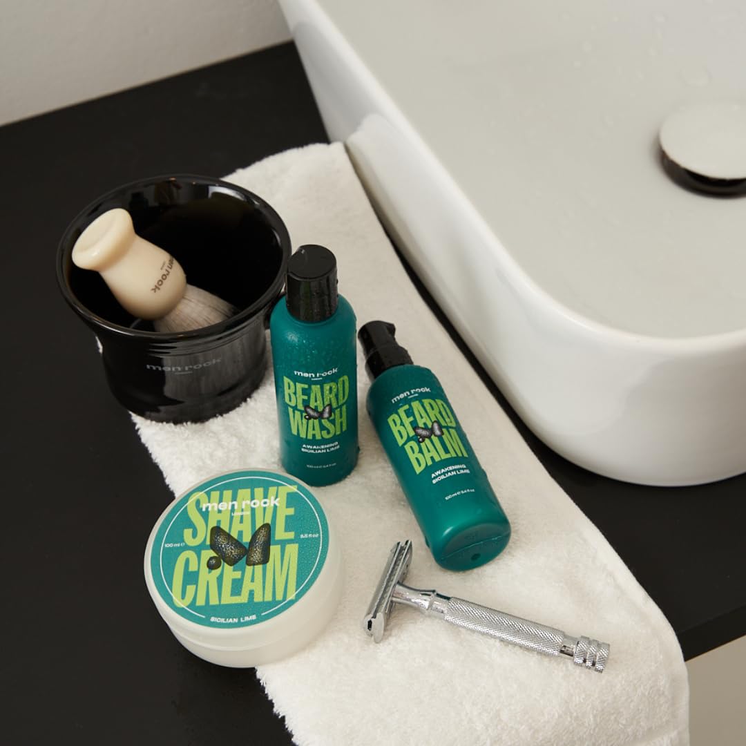 - Men Rock Awakening Beard Balm | Perfect as a Leave in Conditioner and Softner -